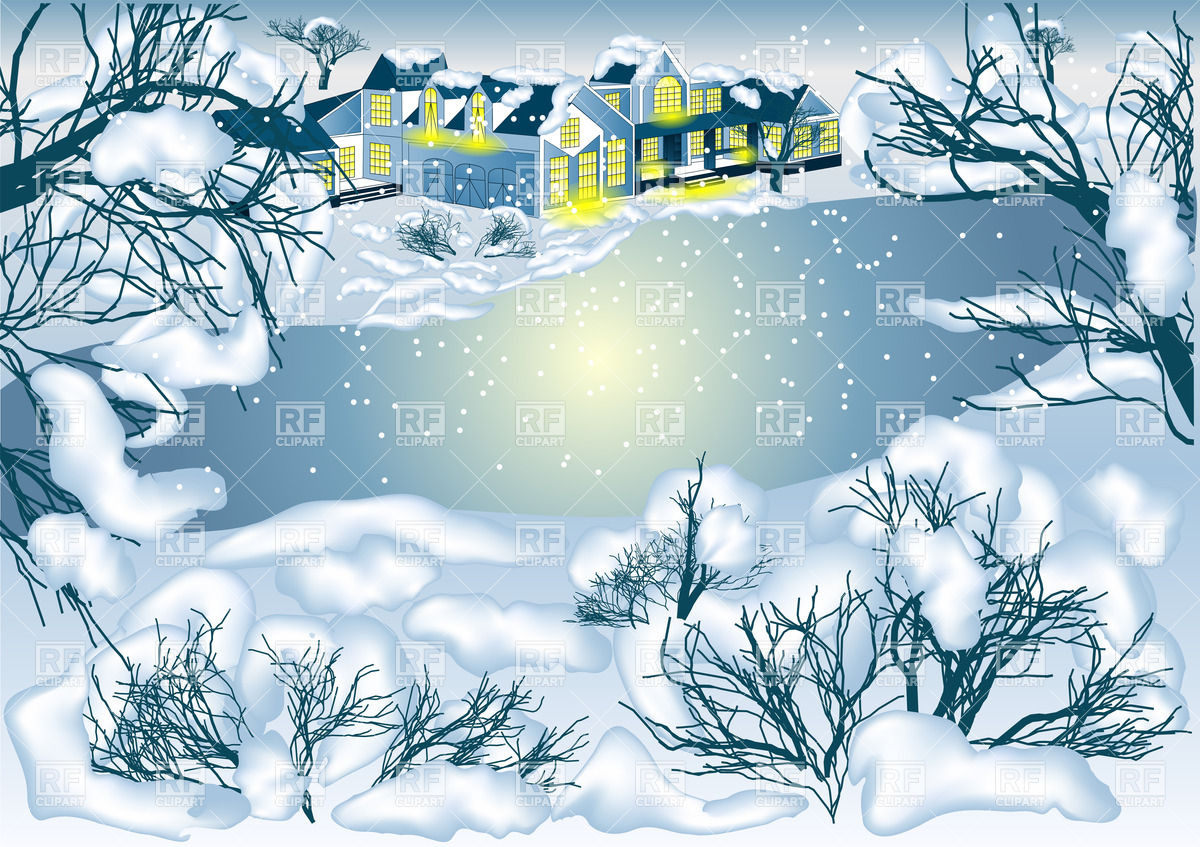 Winter Landscape    Hristmas Background 27363 Backgrounds Textures