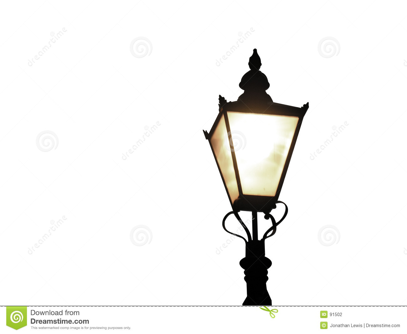 Old Lamp Post Clipart