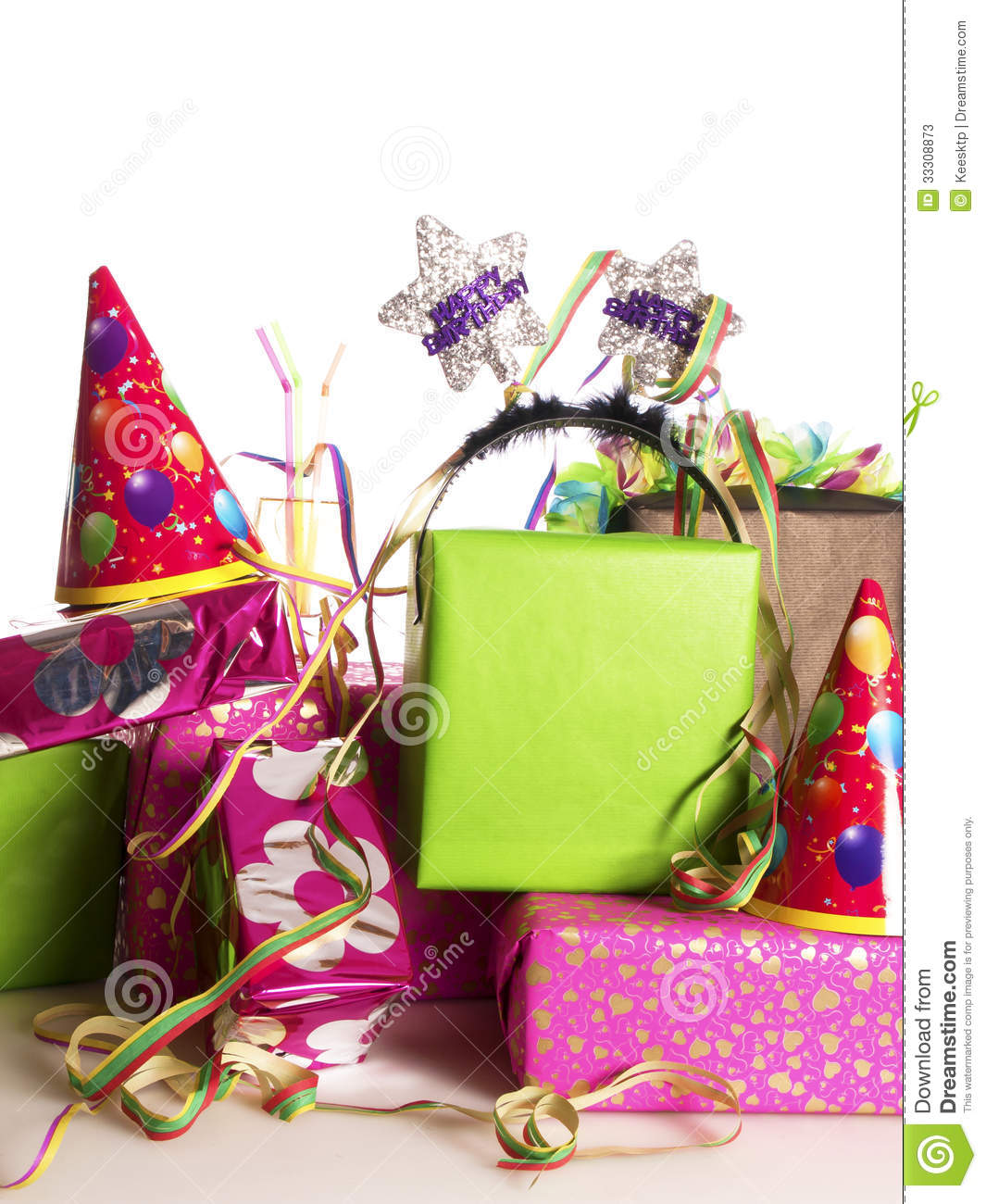 Pile Of Birthday Presents Clipart Colorful Birthday Presents
