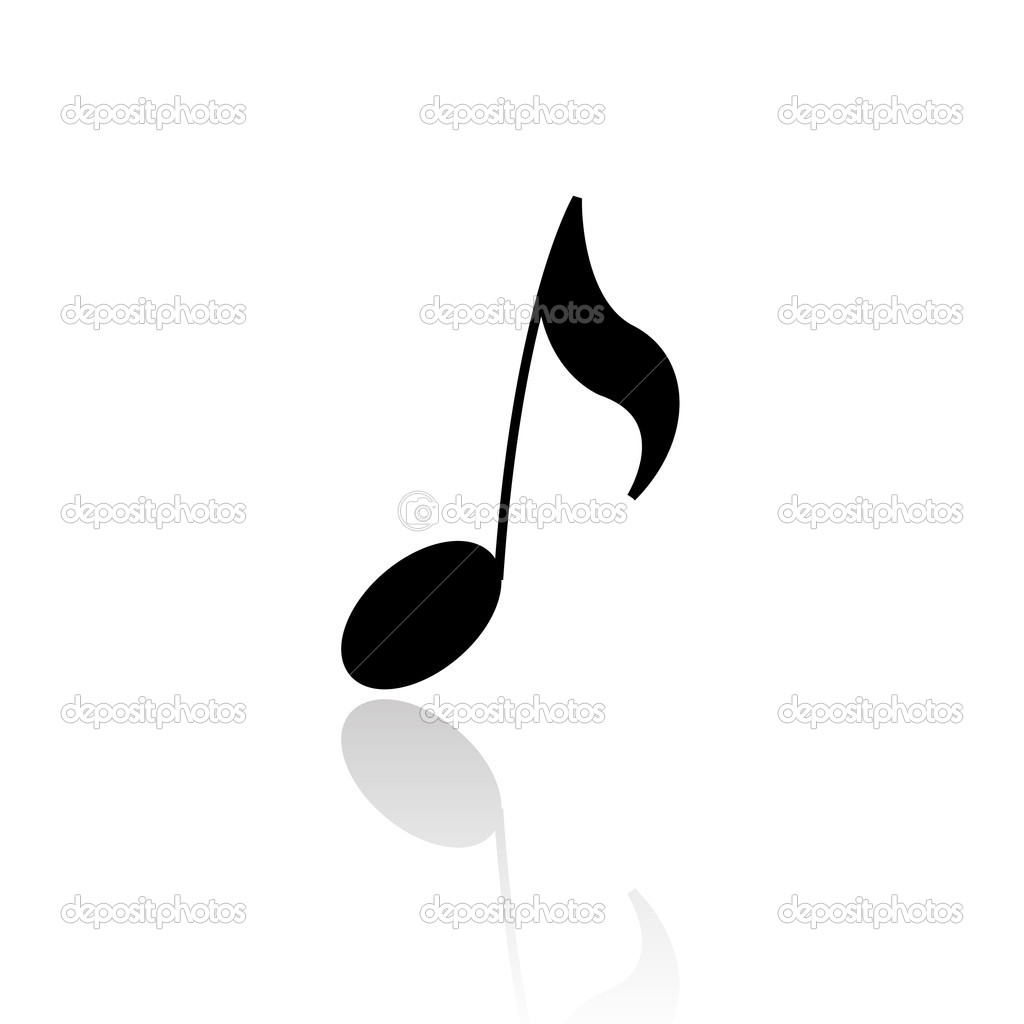 Single Music Notes Symbols Depositphotos 3882676 Black Musical Note