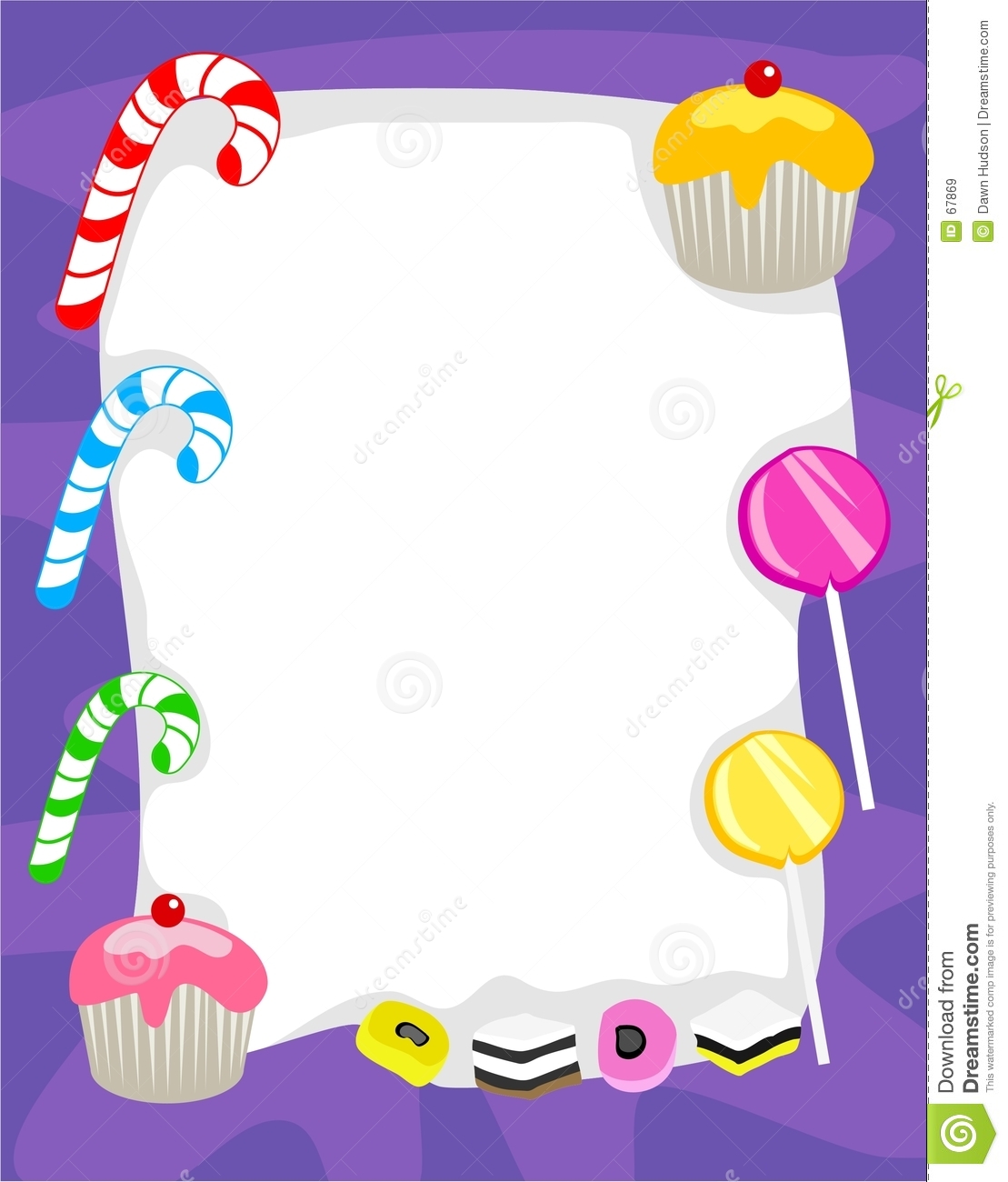 Candy Border Royalty Free Stock Images   Image  67869