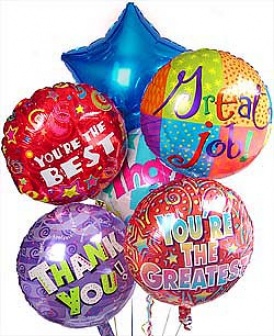 Picture Of Thank You Balloon Bouquet   Images Nation Dot Com