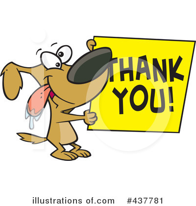Royalty Free  Rf  Thank You Clipart Illustration By Ron Leishman