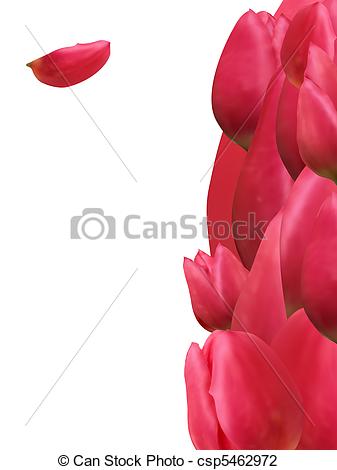 Vector Illustration Of Thank You Card With Bouquet Of Tulip Eps 8