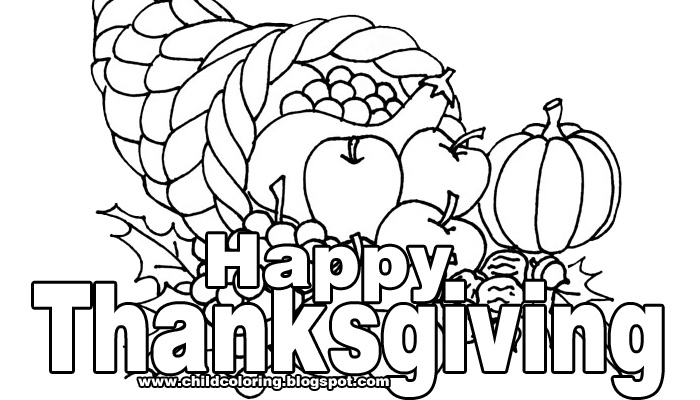 Happy Thanksgiving Coloring Page Happy Giving Day Coloring Happy    