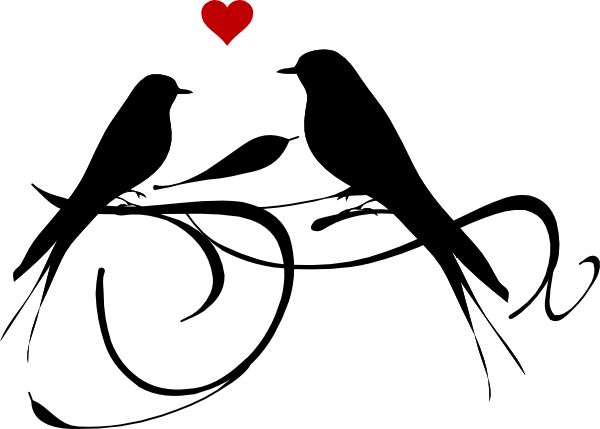 Love Bird Silhouette   Google Search   Clip Art   Printables