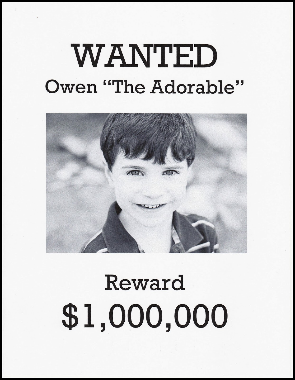 Wanted Poster Template Black And White You Can Leave The Posters As