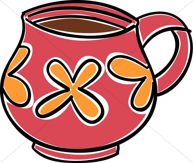 Steaming Coffee Cartoon   Coffee Hour Clipart