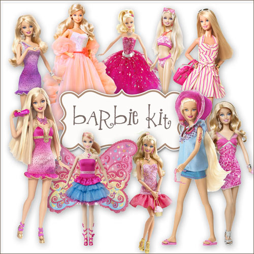 Cole  O De Clipart Boneca Barbie Templates E Temas