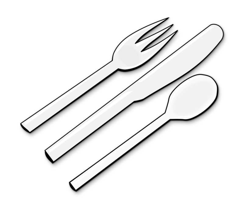 Cutlery By Algotruneman   Knife Fork And Spoon   Place Setting