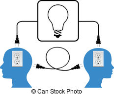 Plug In People Join In Loop Light Connection   People Into