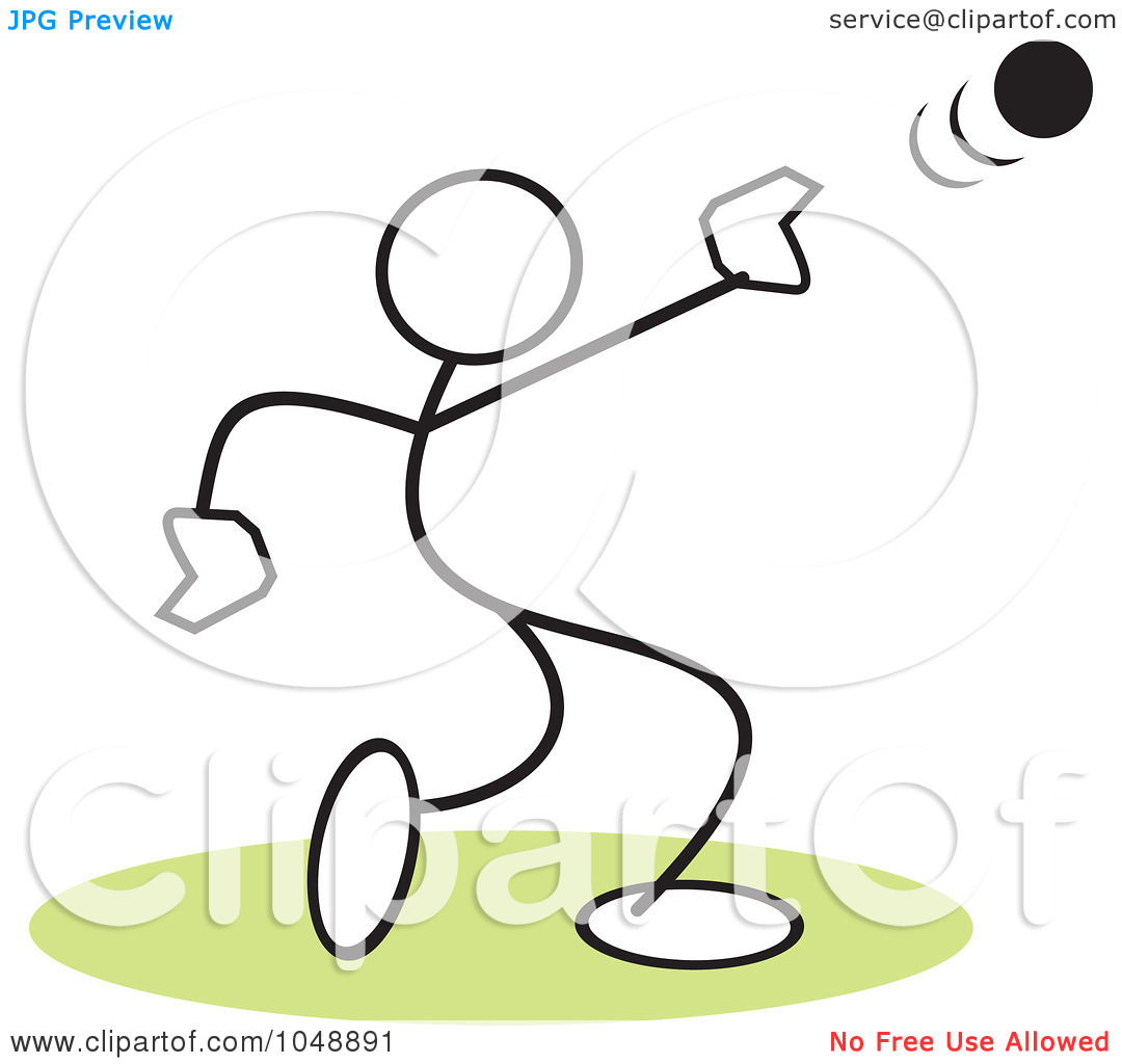 Throw Clipart Royalty Free Rf Clip Art Illustration Of A Stickler