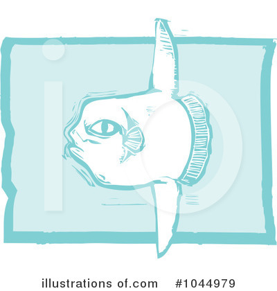 Sunfish Clipart  1044979 By Xunantunich   Royalty Free  Rf  Stock    