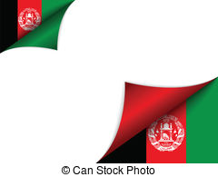 Afghanistan Country Flag Turning Page   Vector   Afghanistan   