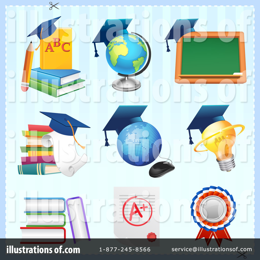 Royalty Free  Rf  Education Clipart Illustration By Cartoon Character
