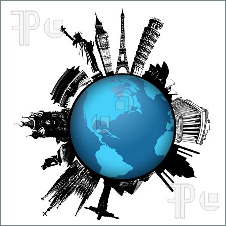World Greatest Tourist Attractions 1331201 Clipart