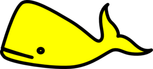 Yellow Whale Clip Art At Clker Com   Vector Clip Art Online Royalty