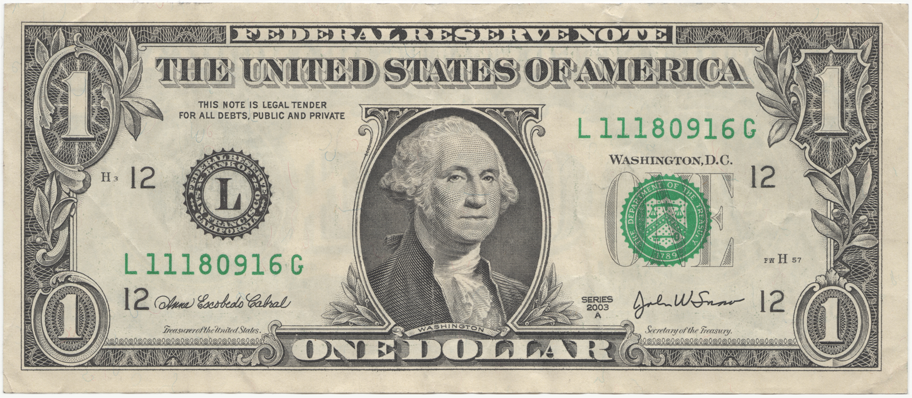 One Dollar Bill Clipart Hiding In The Dollar Bill