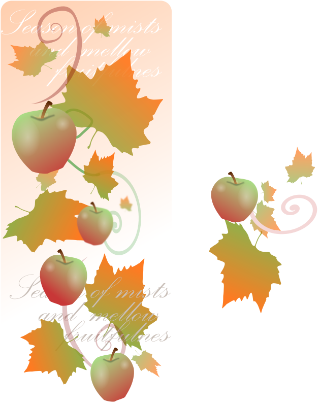 Autumn Decorations By Kattekrab   Created A Brochure For An Autumn    