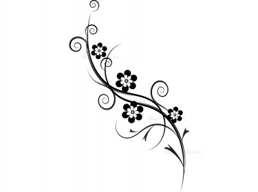 Flourish Decorations   Flourish Flowers Clip Art 10085   Meylah