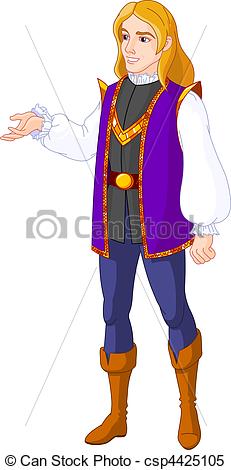 Clipart Vector Of Prince Charming   Illustration Of Prince Charming