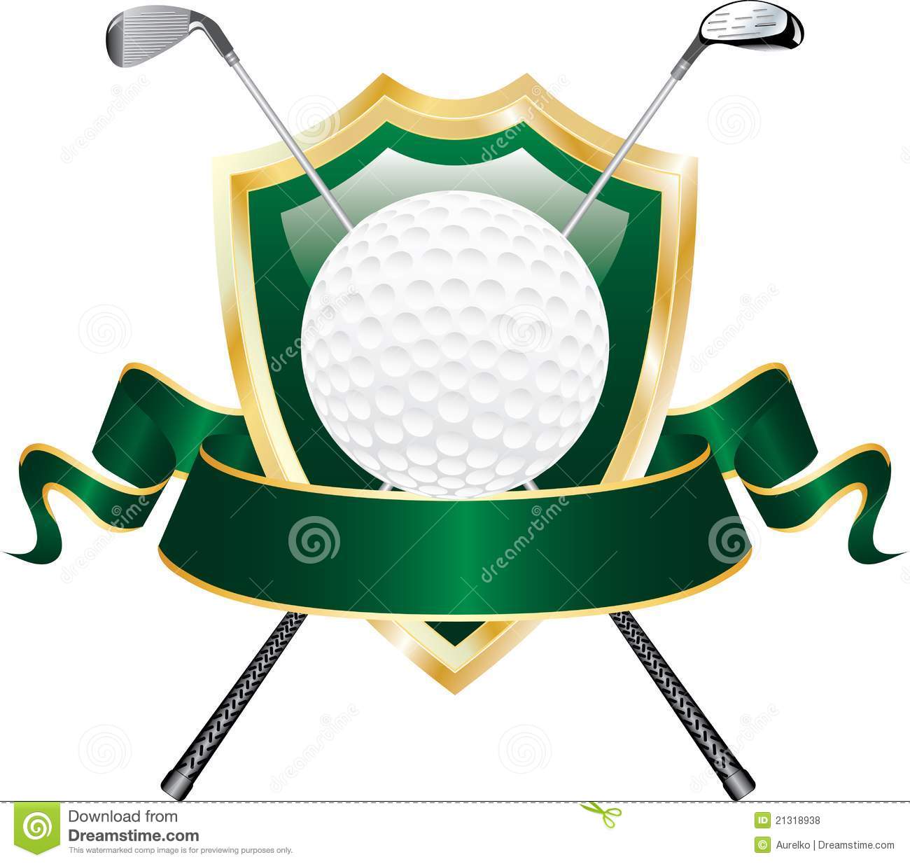 Golf Green Clip Art Golf Green Banner 21318938 Jpg