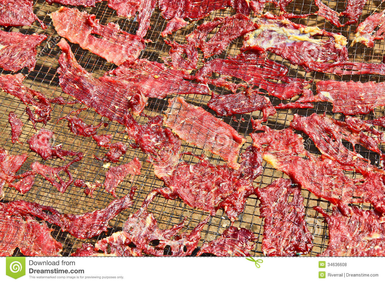 Dried Meat Royalty Free Stock Photos   Image  34636608