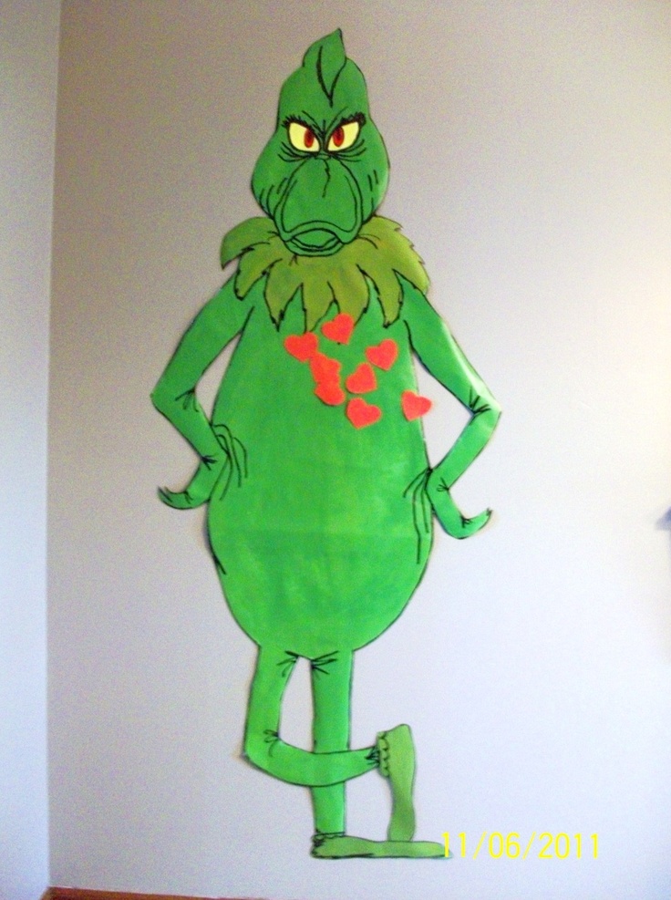 Pin The Heart On The Grinch Hand Painted Game   Ebay