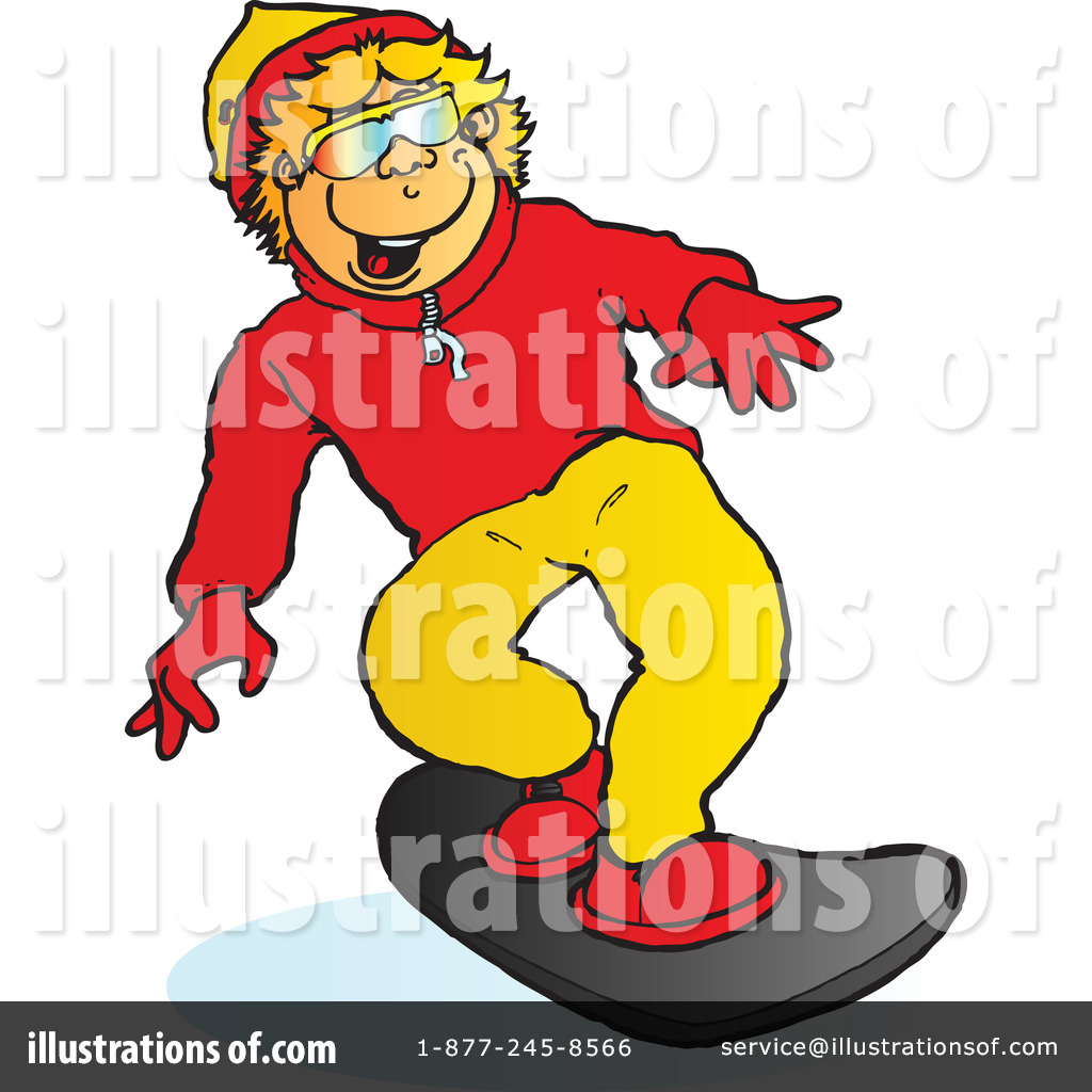 Snowboarding Clipart  77991   Illustration By Snowy