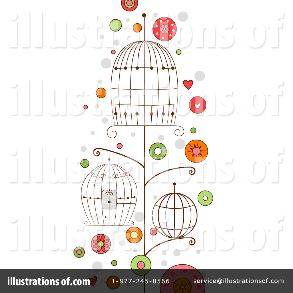Royalty Free  Rf  Bird Cage Clipart Illustration By Bnp Design Studio