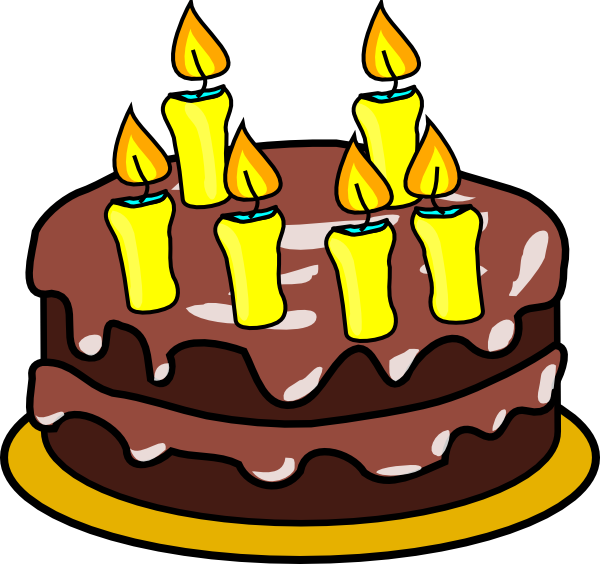 6th Birthday Cake Clip Art At Clker Com   Vector Clip Art Online