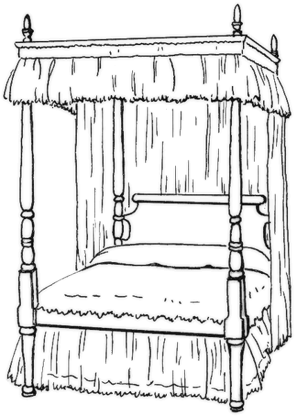Canopy Bed   Http   Www Wpclipart Com Household Bedroom Canopy Bed Png