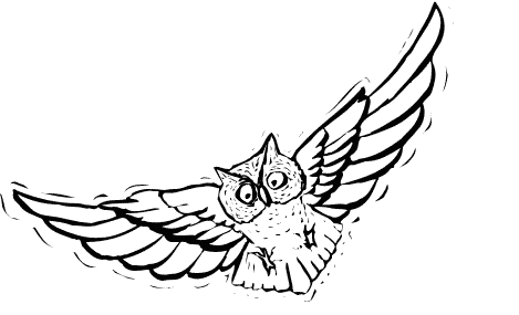 Owl Clipart Black And White   Clipart Panda   Free Clipart Images