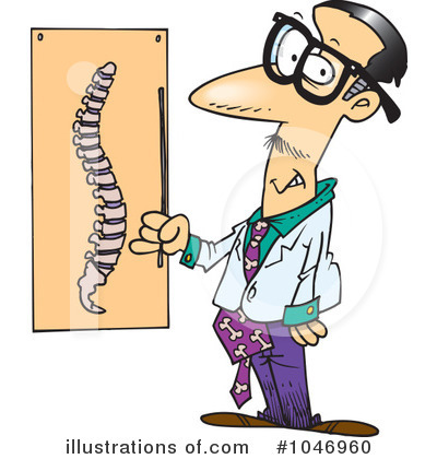Chiropractor Clipart  1046960   Illustration By Ron Leishman