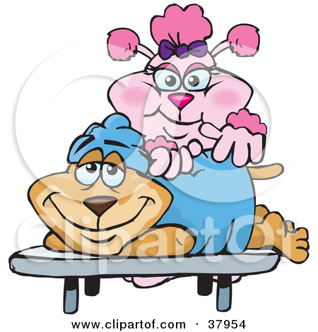Chiropractor Clipart 37954 Clipart Illustration Of A Pink Poodle