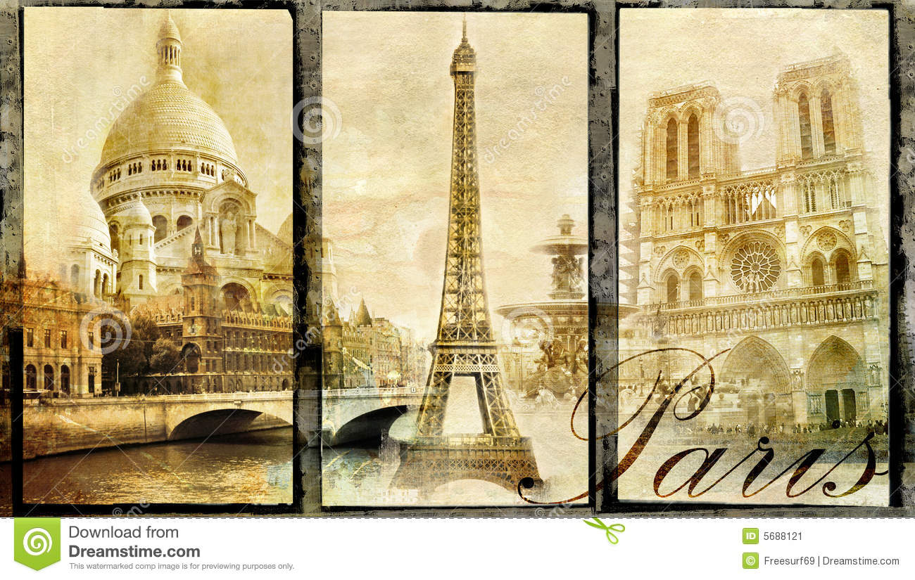 Old Paris Stock Image   Image  5688121