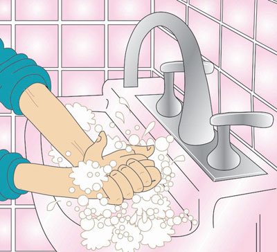 Washing Hands  2 Clip Art