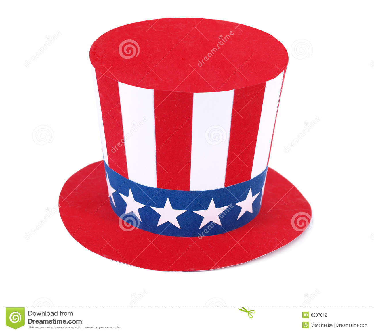 Uncle Sam Hat Clipart Uncle Sam Hat On A White