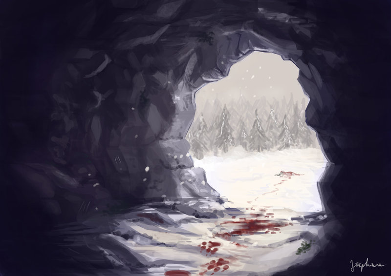 Inside Cave Illustration Inside The Cave By Joaru