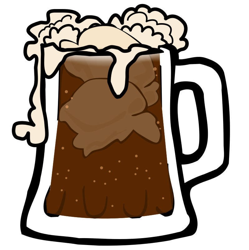 Root Beer Float   Openclipart