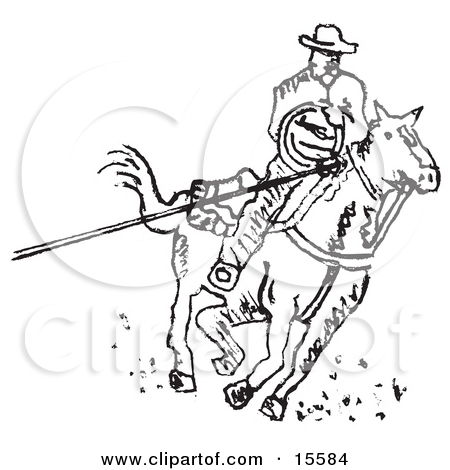 Royalty Free Cowboy Illustrations By Andy Nortnik Page 1