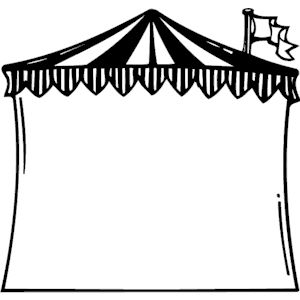 Circus Tent Frame Clipart Cliparts Of Circus Tent Frame Free Download