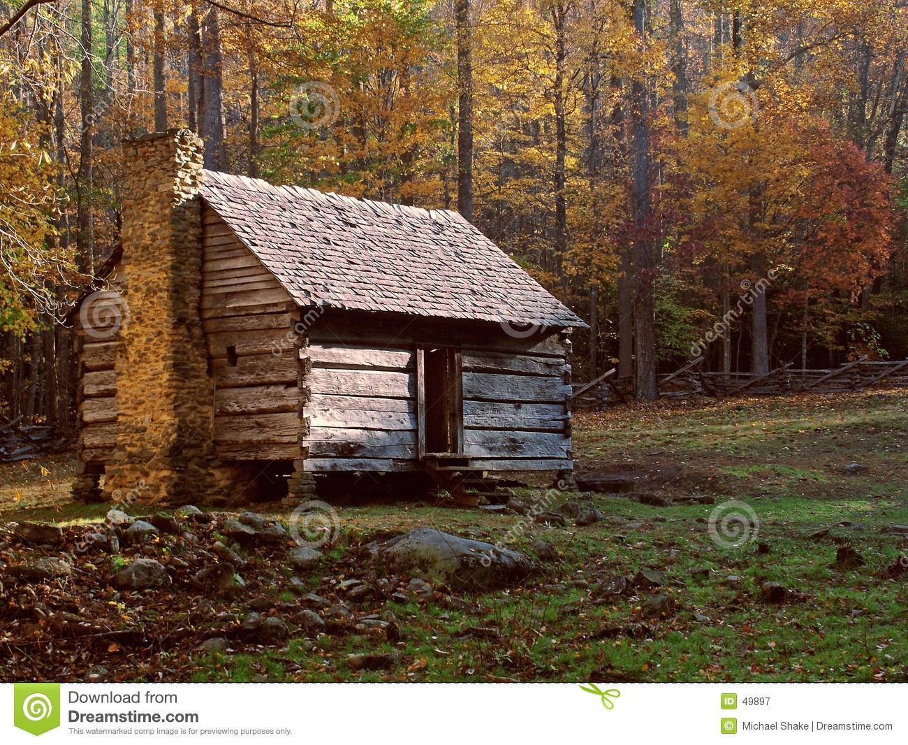 Log Cabin Royalty Free Stock Photography   Image  49897