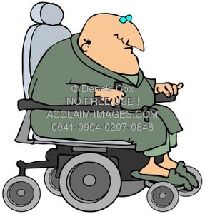 Old Man In Scooter Clipart   Old Man In Scooter Stock Photography