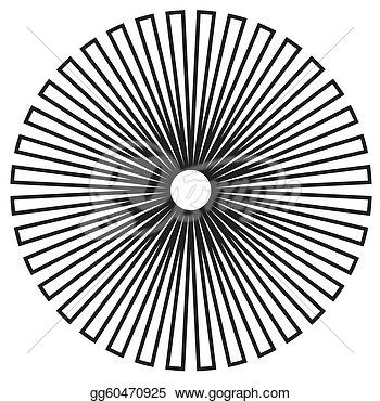 Clipart   Black On White Circle Background Design Pattern Created From