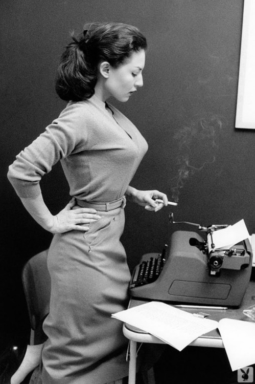 Typewriter Dress Cigarette Classic Secretary