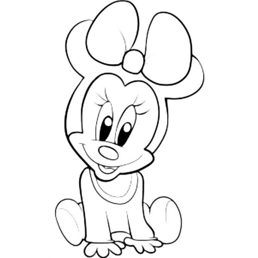 Baby Minnie Mouse Pictures To Print Minnie Mouse Coloring Pages13 Jpg