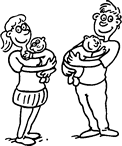 Family Hugging Clipart Vector Art Clip Art Baby