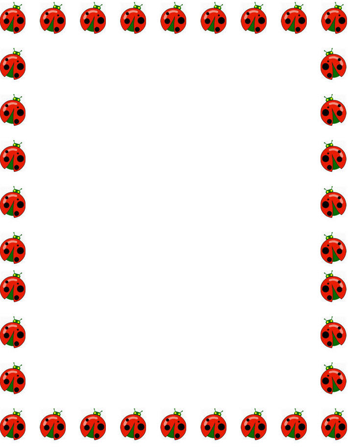 Ladybug Border Clip Art   Clipart Best