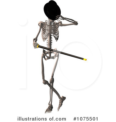 Skeleton Clipart  1075501 By Ralf61   Royalty Free  Rf  Stock
